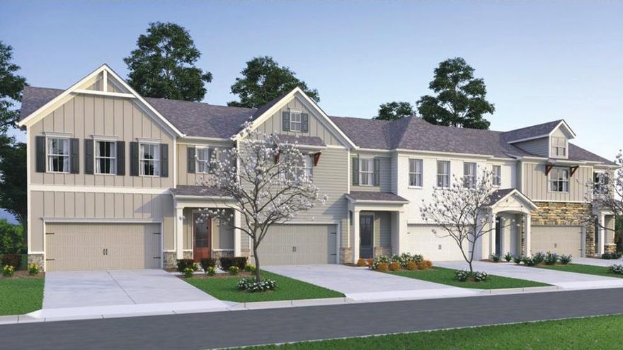 Rendering of townhomes in Silver Spring Shores, Florida