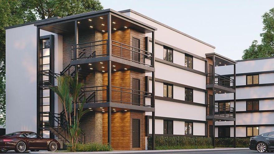 Rendering of a multifamily building in Orlando, Florida