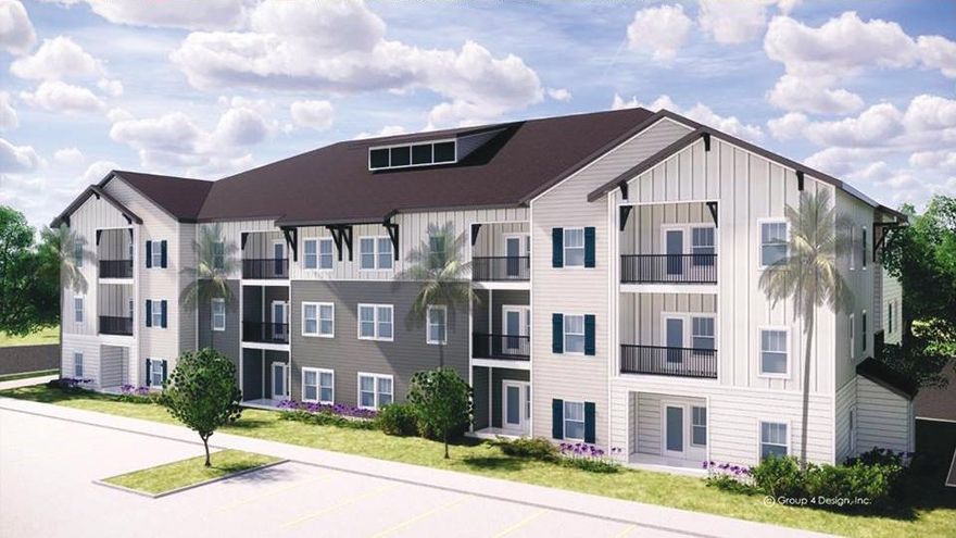 Rendering of a multifamily community in Belleview, Florida